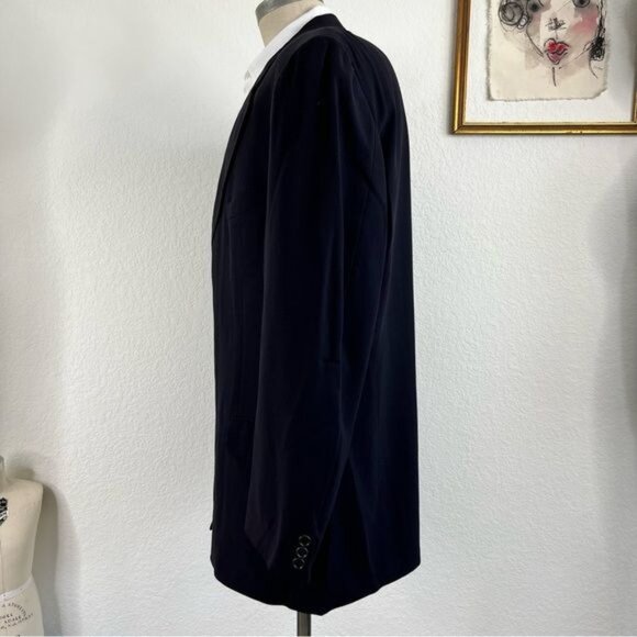 Ermenegildo Zegna Soft Wool Men's Blazer Sports Coat - Picture 4 of 10